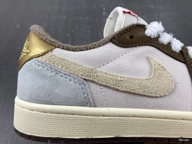 Reps TBK Retro OG Air the 1 Low Year Rabbit Jordan DV1312-200 of 0819